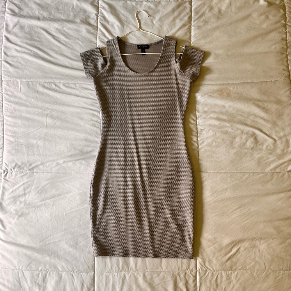 Jessica Simpson Gray Midi Dress